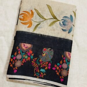 Kalamkari Silk Saree
