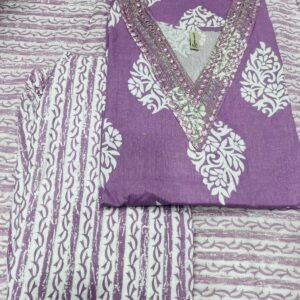Saaj Afghani 2-Piece Cotton Set