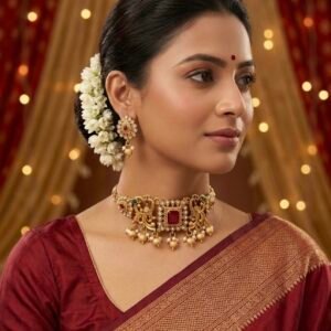 Alloy Multicolor Gold jewel set - 1