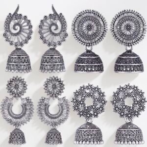 Chandbali Pearkl Jhumka